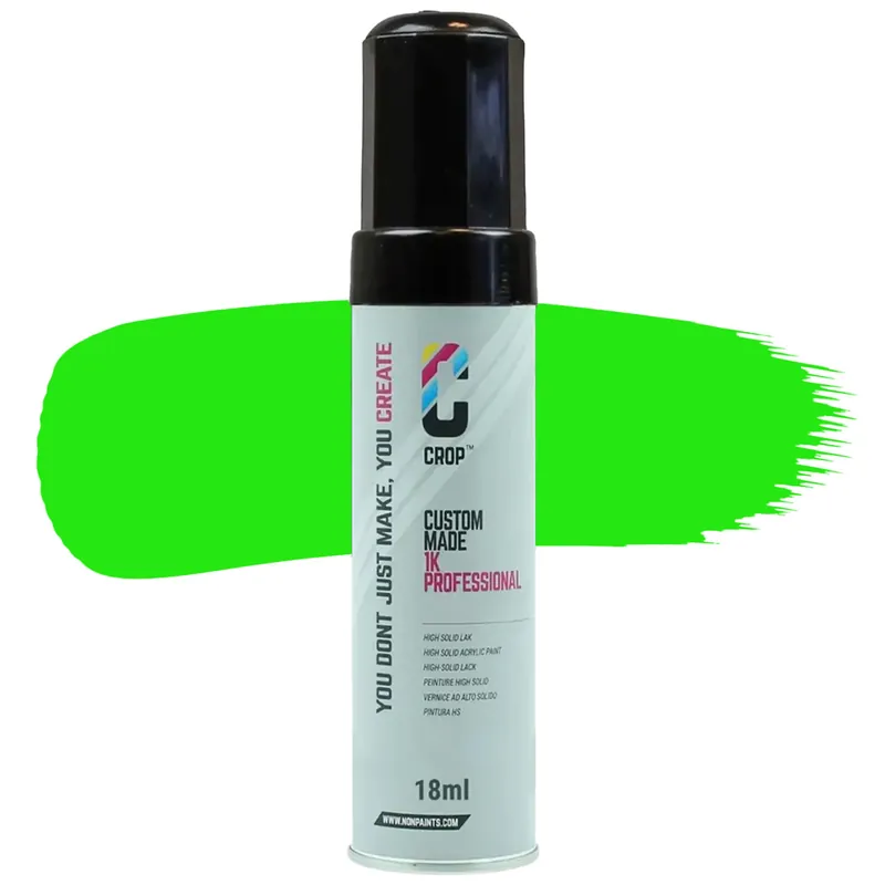 CROP Lakstift Zuivergroen RAL 6037 Zijdeglans - 18ml Lage Prijs