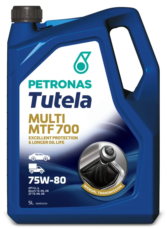Petronas Tutela MULTI MTF 700 75w80 versnellingsbak olie 5 liter Betrouwbaar