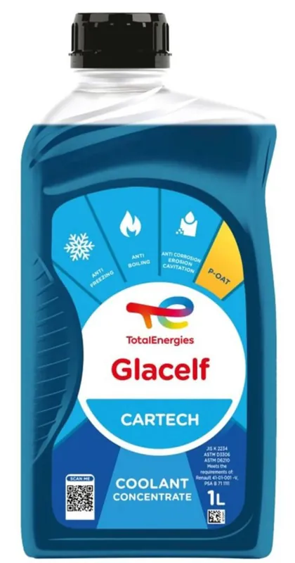 Hete Deal Total Glacelf Cartech G12 koelvloeistof 1 liter