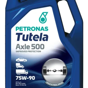 Gecertificeerd Petronas Tutela AXLE 500 75w90 versnellingsbak olie 5 liter