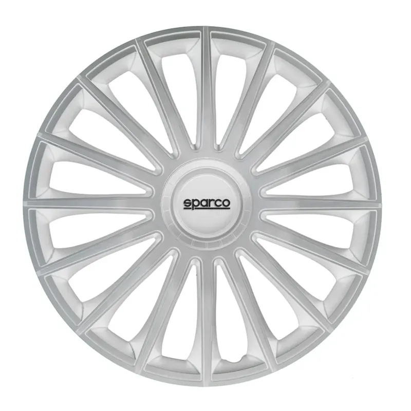 Lage Kosten Sparco Wieldoppen Treviso 13 inch Zilver - 4 stuks