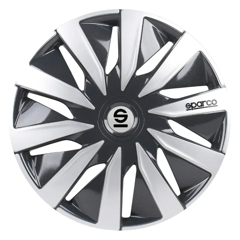 Beperkt Aanbod Sparco Wieldoppen Lazio 14 inch Grijs Zilver - 4 stuks