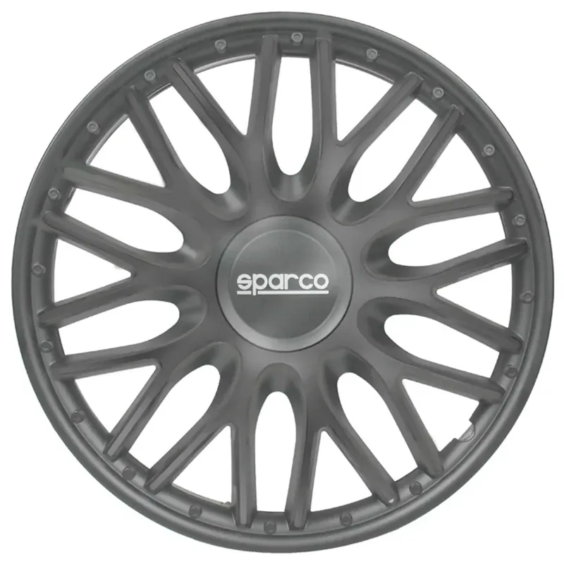 Sparco Wieldoppen Roma 16 inch Grijs - 4 stuks Beperkte Voorraad