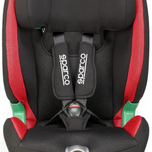 Sparco SK5000I Kinderstoel Auto Zwart Rood 76 - 150cm Nieuw