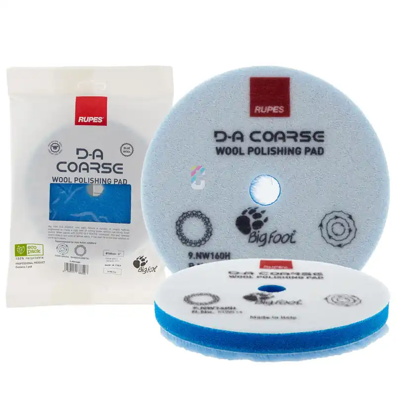 Gratis Retour RUPES COARSE Wollen Polijstpad 150-170mm