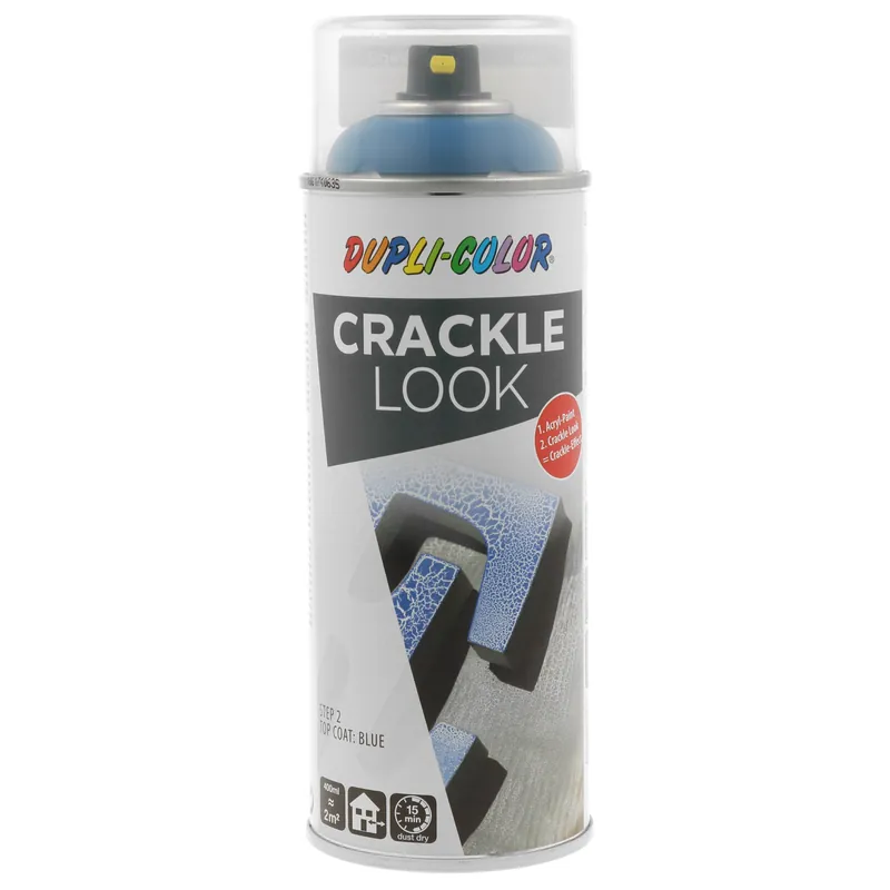 Op = Op DupliColor Crackle Look RAL5010 Spuitbus 400ml