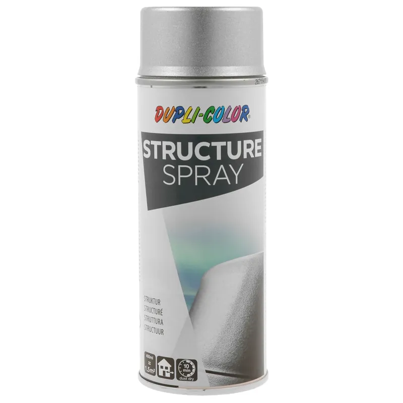 DupliColor Structuurverf Zilver Spuitbus 400ml Direct Beschikbaar