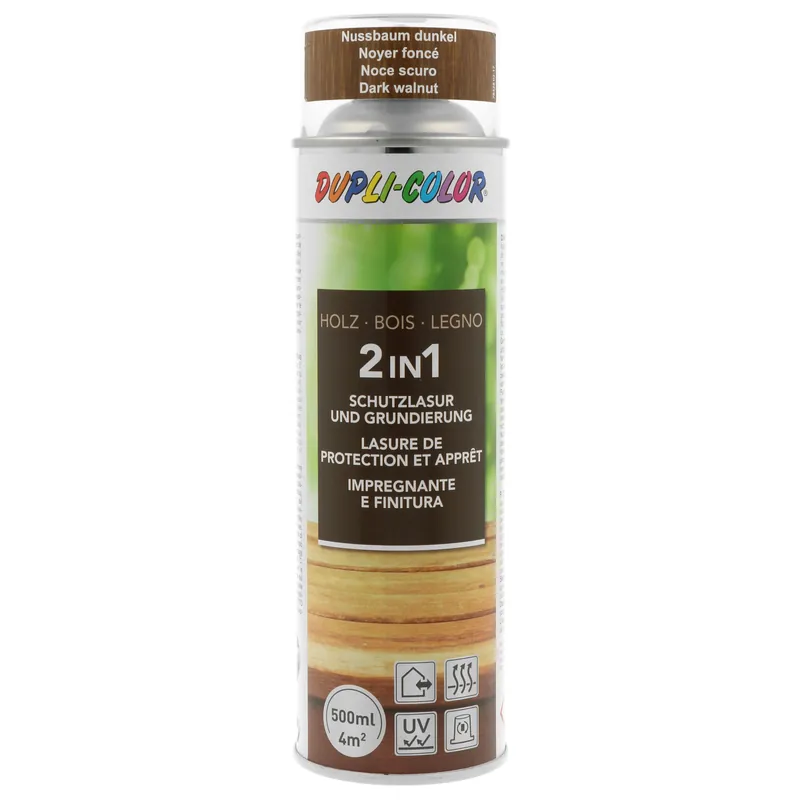Lage Kosten DupliColor Houtbeits Donker Notenhout Spuitbus 500ml