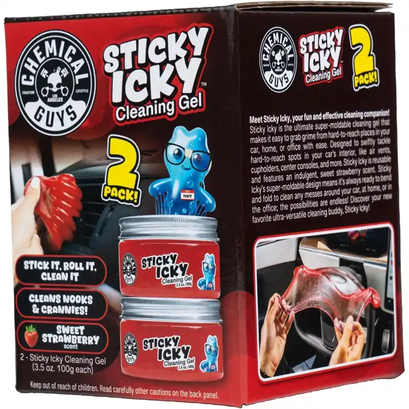 Chemical Guys Sticky Icky Cleaning Gel Sweet Strawberry Scent Flitsaanbieding