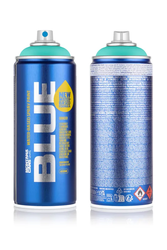 Finale Uitverkoop Montana BLUE Shining Mint Spuitbus 400ml