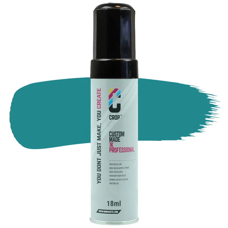 Tijdelijk Beschikbaar CROP Lakstift Turkooisblauw RAL 5018 Zijdeglans - 18ml