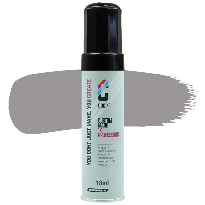 CROP Lakstift Platinumgrijs RAL 7036 Mat - 18ml Op = Op
