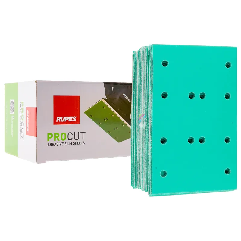 RUPES ProCut Film Schuurstroken 80x130mm - 12 gaten Merkproduct