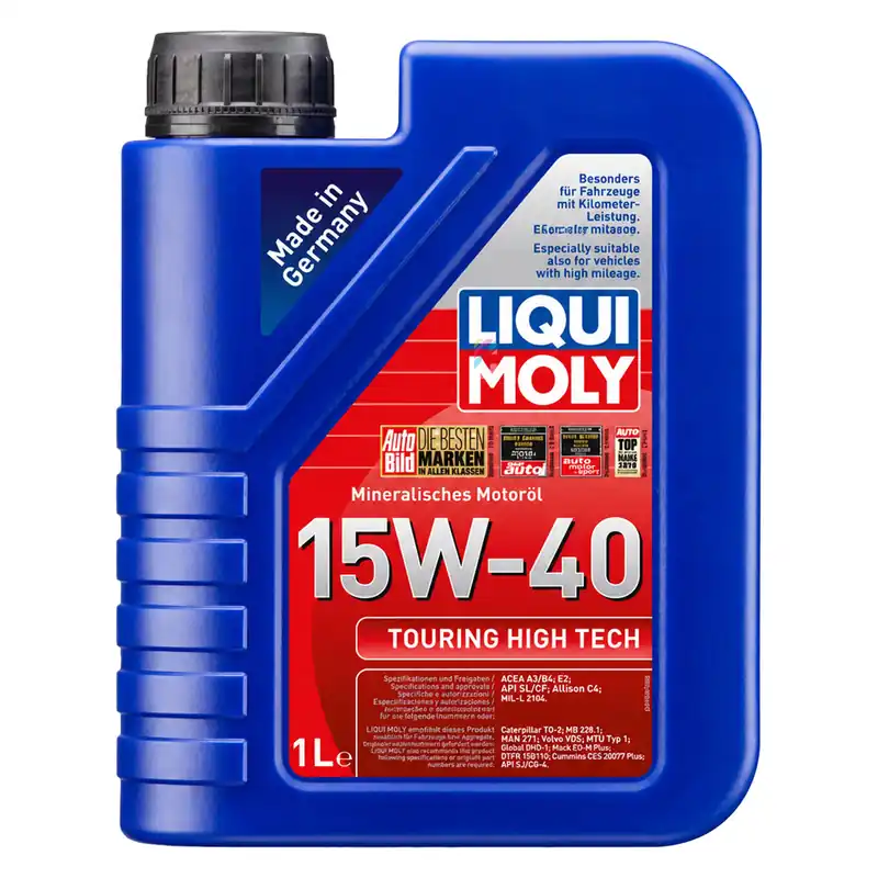 Liqui Moly Touring High Tec 15w40 motorolie 1 liter Merkproduct