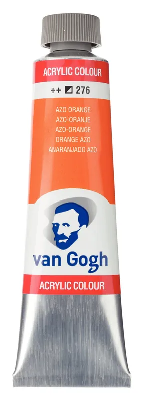 Van Gogh Acrylverf Tube 40 ml - Azo-Oranje 276 Meest Verkocht