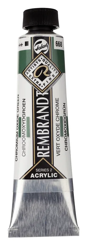 Koop Online Rembrandt Acrylverf Tube 40 ml - Chroomoxydgroen 668
