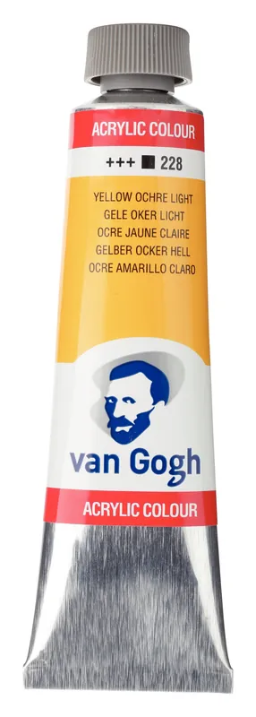 Superprijs Van Gogh Acrylverf Tube 40 ml - Gele Oker Licht 228