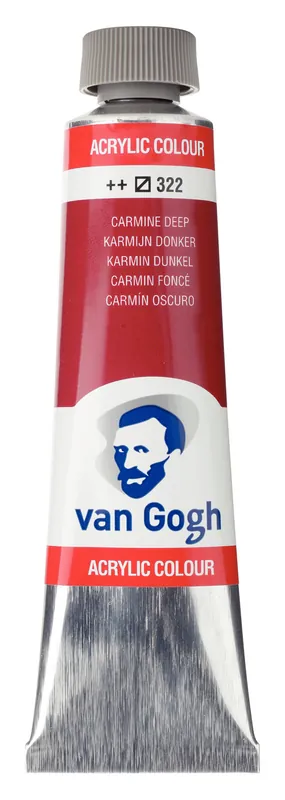 Laatste Versie Van Gogh Acrylverf Tube 40 ml - Karmijn Donker 322