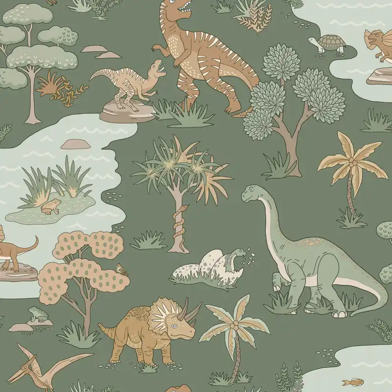 Holden Adventure Awaits - 14010 - Dino Zoo Green Uitverkoop