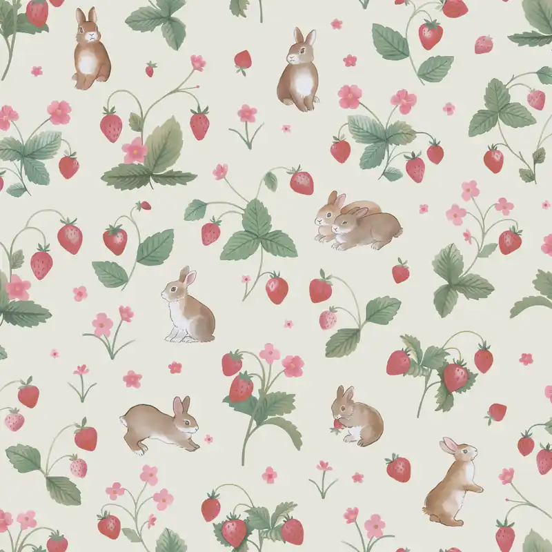 Holden Adventure Awaits - 14140 - Bunnies & Berries Cream/Multi Finale Uitverkoop