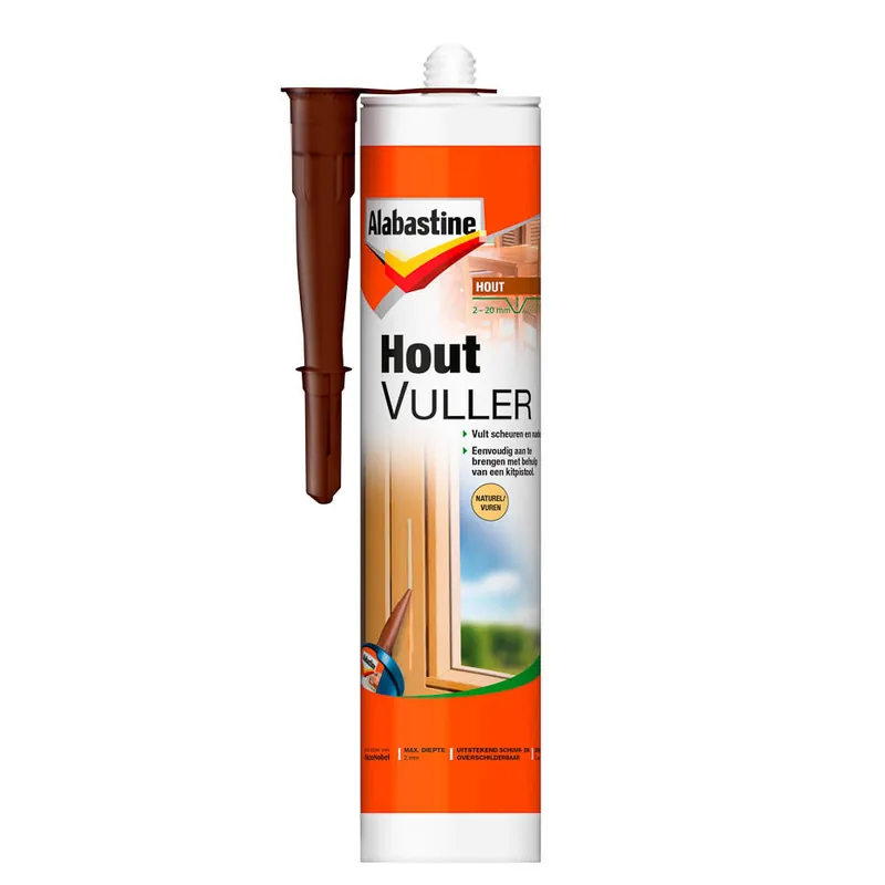 Shop Nu Alabastine Houtvuller - 485 gram Naturel Koker