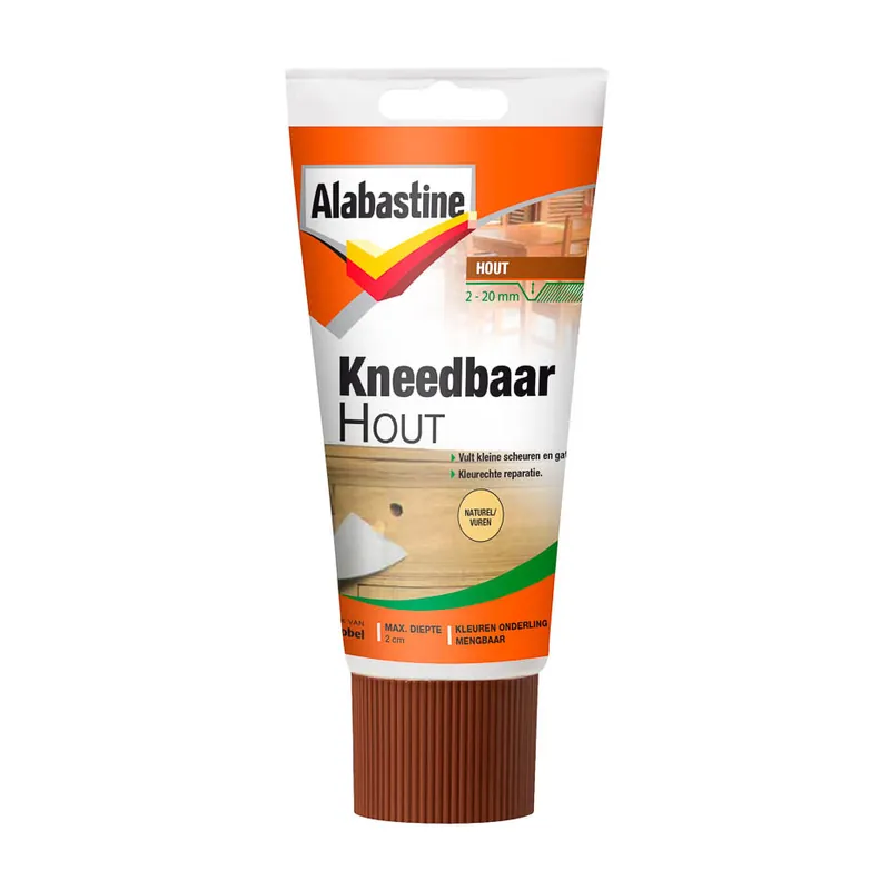 Alabastine Kneedbaar Hout - 75 gram Naturel Laatste Versie