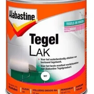 Must-Have Alabastine Tegellak Wit 1 Component - 1 liter