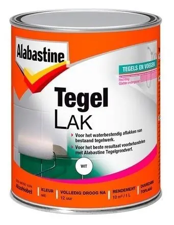 Must-Have Alabastine Tegellak Wit 1 Component - 1 liter