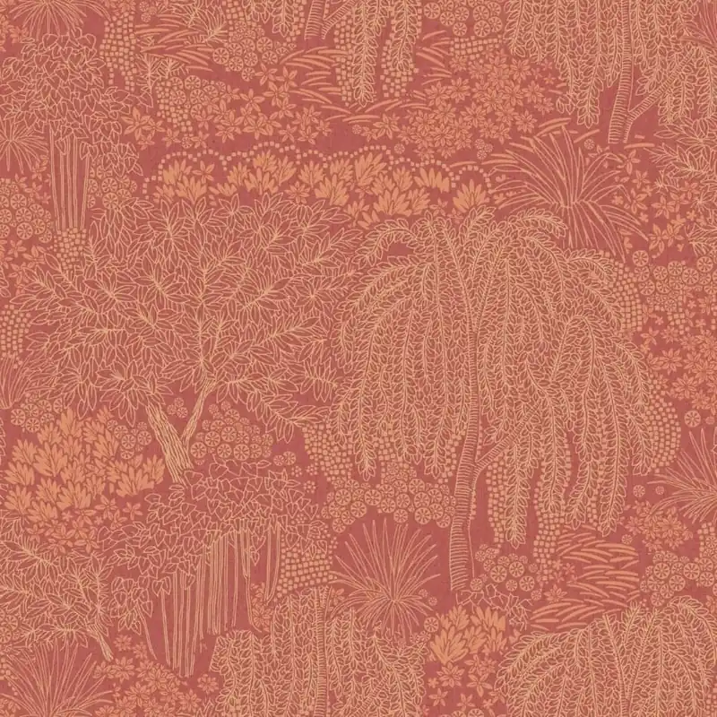Decoprint Allure Behang met metallic bomen- en bladerenprint - AL26263 Beperkt Aanbod