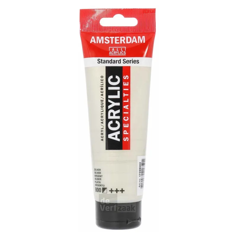 Royal Talens Amsterdam Acrylverf 120 ml - Zilver 800 Aanbieding