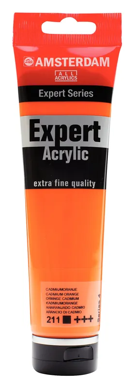 Royal Talens Amsterdam Expert Series Acrylverf Tube 150 ml - Cadmiumoranje 211 Meest Verkocht