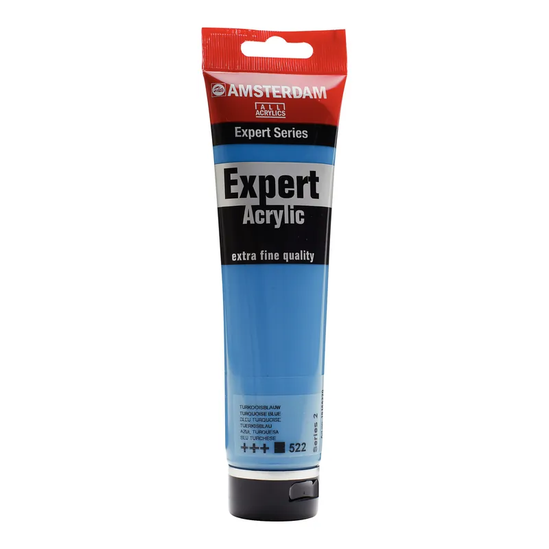 Royal Talens Amsterdam Expert Series Acrylverf Tube 150 ml - Turkooisblauw 522 Premium
