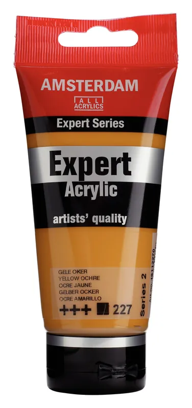 Uitverkoop Royal Talens Amsterdam Expert Series Acrylverf Tube 75 ml - Gele Oker 227