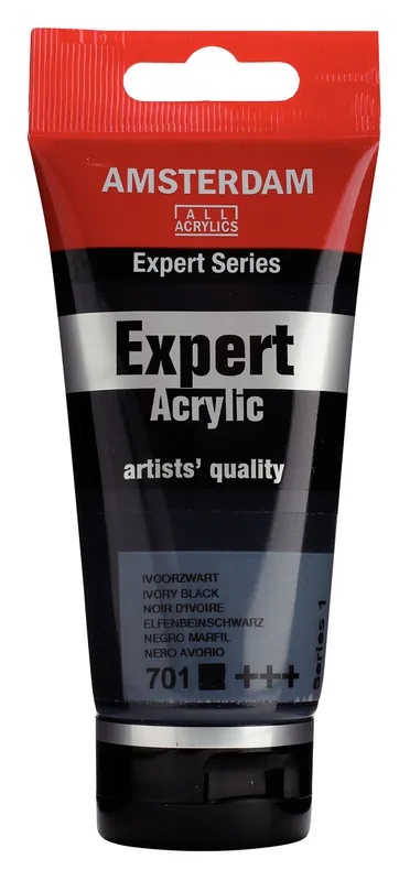 Voordeelprijs Royal Talens Amsterdam Expert Series Acrylverf Tube 75 ml - Ivoorzwart 701