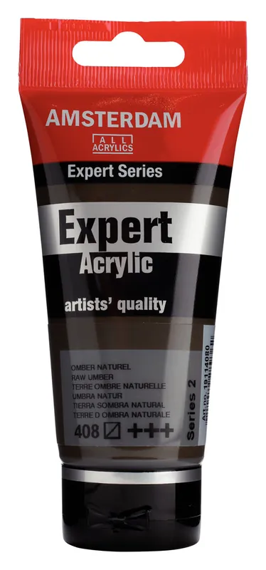 Finale Uitverkoop Royal Talens Amsterdam Expert Series Acrylverf Tube 75 ml - Omber Naturel 408