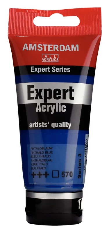 Royal Talens Amsterdam Expert Series Acrylverf Tube 75 ml - Phtaloblauw 570 Laatste Kans