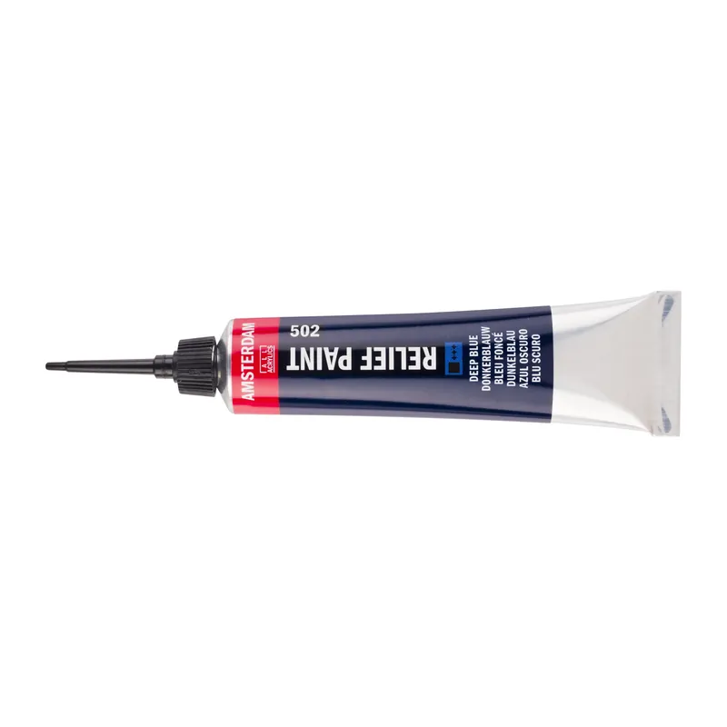 Superprijs Royal Talens Amsterdam Reliëf Verf Tube 20 ml - Donkerblauw 502