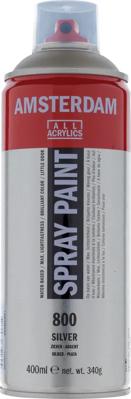 Hete Deal Amsterdam Spraypaint - 800 Zilver - 400 ml