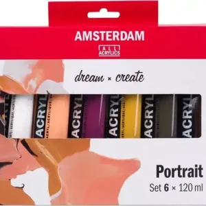 Royal Talens Amsterdam Standaard Series Set - Portrait - 6 x 120ml Meest Verkocht