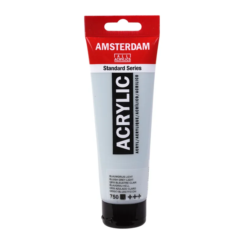 Royal Talens Amsterdam Standard Series Acrylverf Tube 120 ml - Blauwgrijs Licht 750 Betrouwbaar