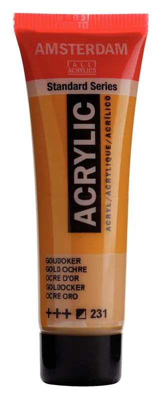 Royal Talens Amsterdam Standard Series Acrylverf Tube 20 ml - Goudoker 231 Dagaanbieding