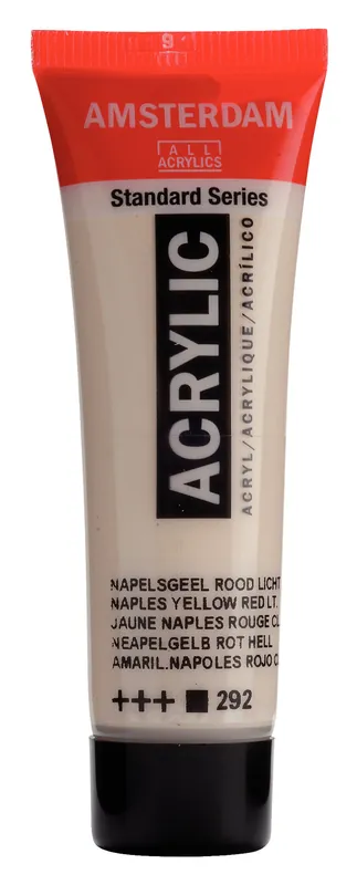 Royal Talens Amsterdam Standard Series Acrylverf Tube 20 ml - Napelsgeel Rood Licht 292 Goedkoop