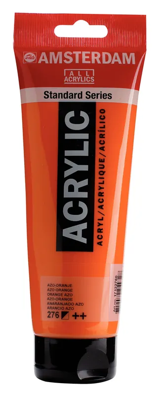 Royal Talens Amsterdam Standard Series Acrylverf Tube 250 ml - Azo-Oranje 276 Beperkte Voorraad