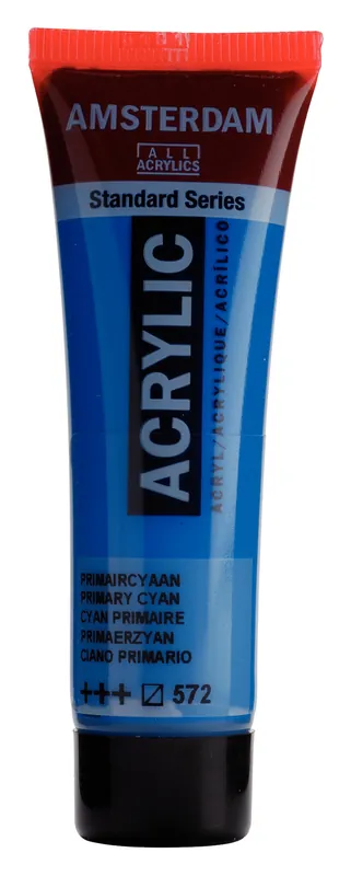 Voordeelprijs Royal Talens Amsterdam Standard Series Acrylverf Tube 20 ml - Primaircyaan 572