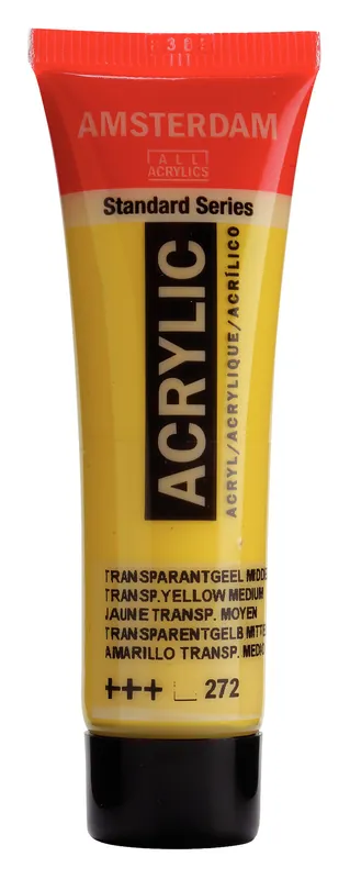 Hete Deal Royal Talens Amsterdam Standard Series Acrylverf Tube 20 ml - Transparantgeel Middel 272