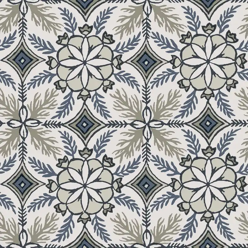 Decoprint Antibes Behang getekende bloemen motief - AN28242 Koop Vandaag