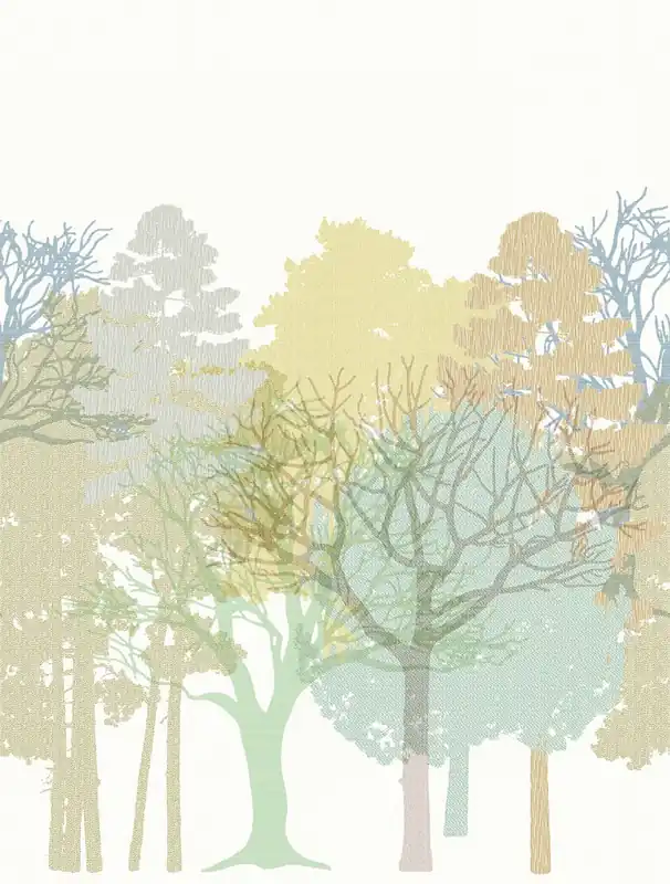 Decoprint Antibes Fotobehang abstracte bomen - AND28291 Rechtstreeks Van De Fabrikant
