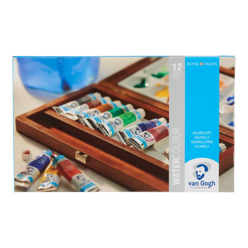Van Gogh Aquarelverf set - 12 X 10 ml + 3 accessoires Gereduceerde Prijs