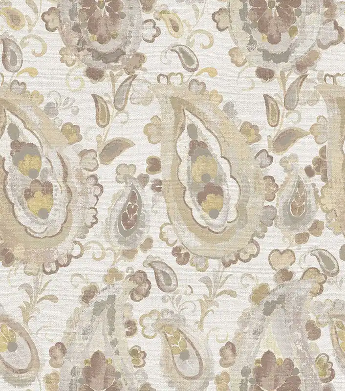 Cristiana Masi Arche Behang met organische paisley print - 39011 Speciale Aanbieding