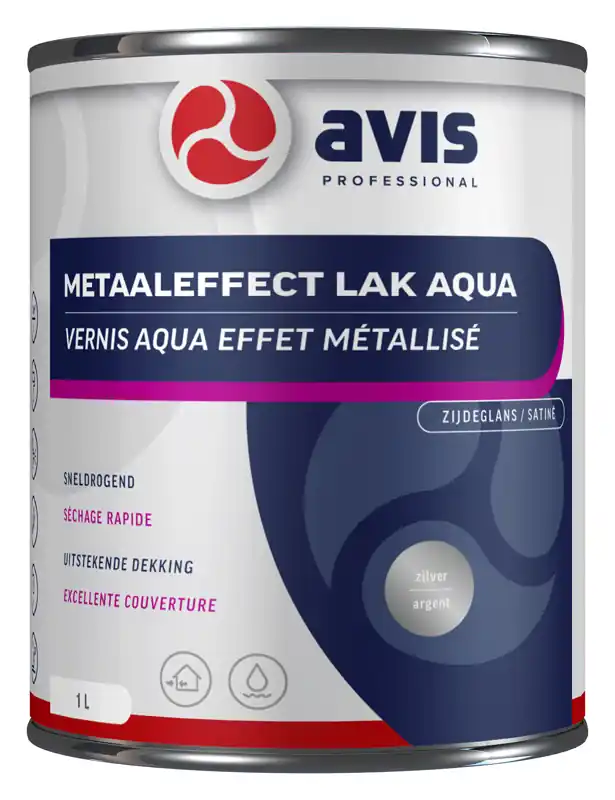 Avis Aqua Metallic - Zilver Uitverkoop